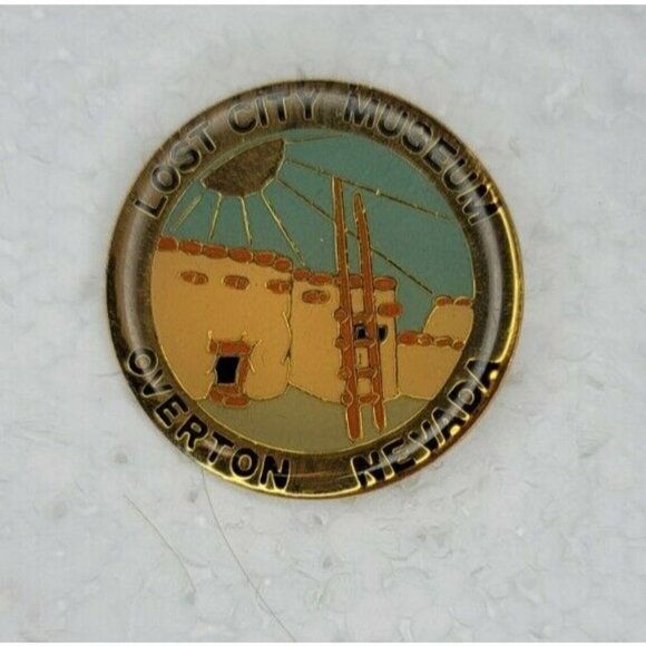 Lost City Museum Overton‎ Nevada Lapel Jacket Vest Hat Pin - Picture 1 of 4